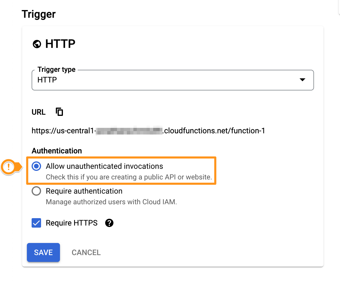 Allow unauthenticated