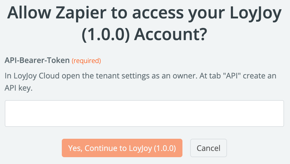 App Key LoyJoy