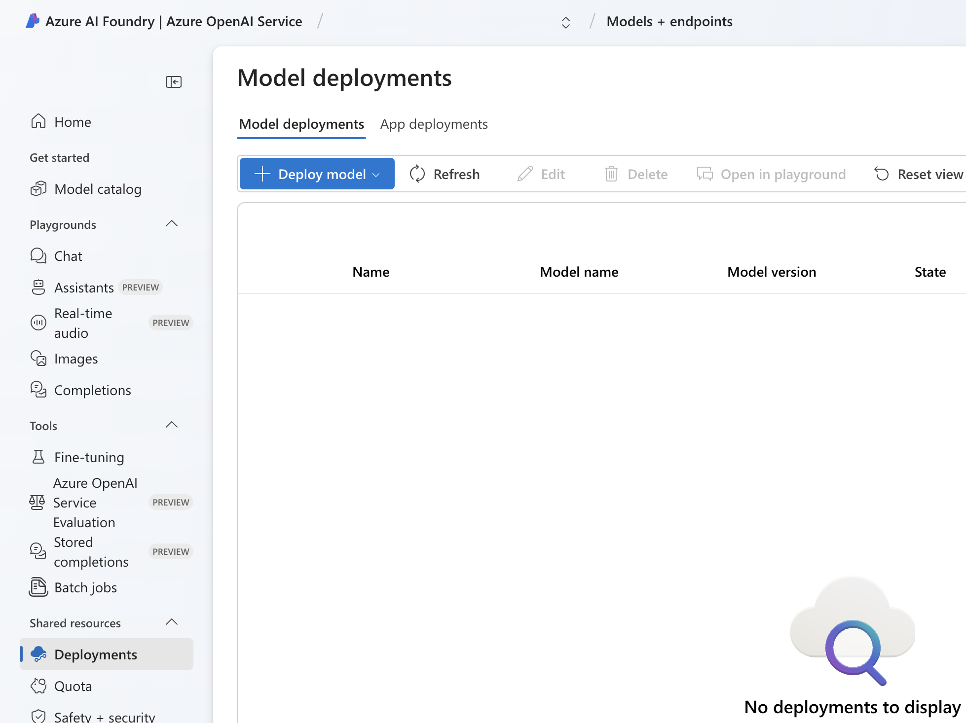 Deploy Models Deploy Models