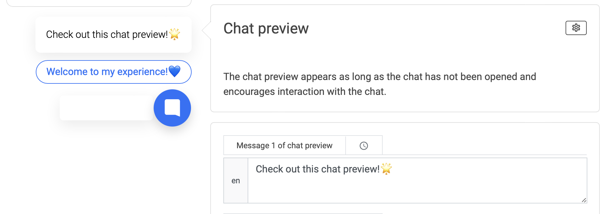 Chat Preview Chat Preview