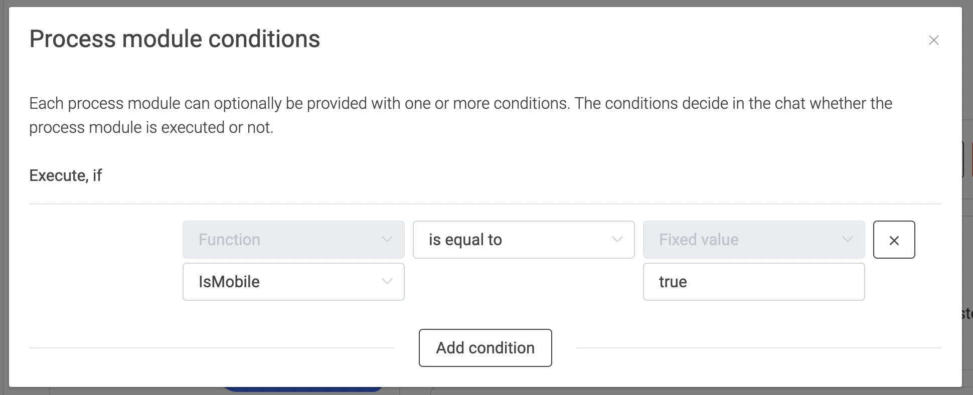 Condition Condition - Function