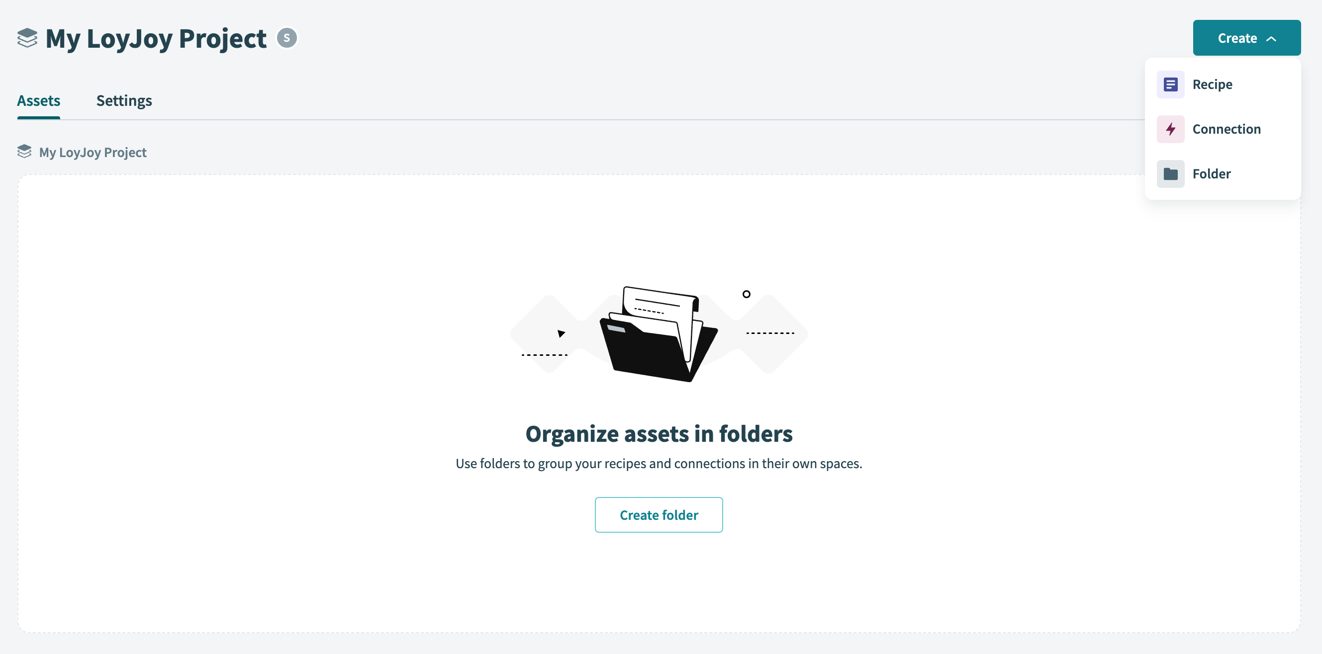 Create Recipe in  Workato