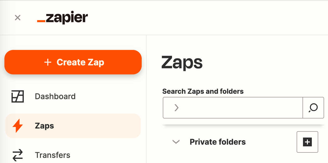 Create Zap