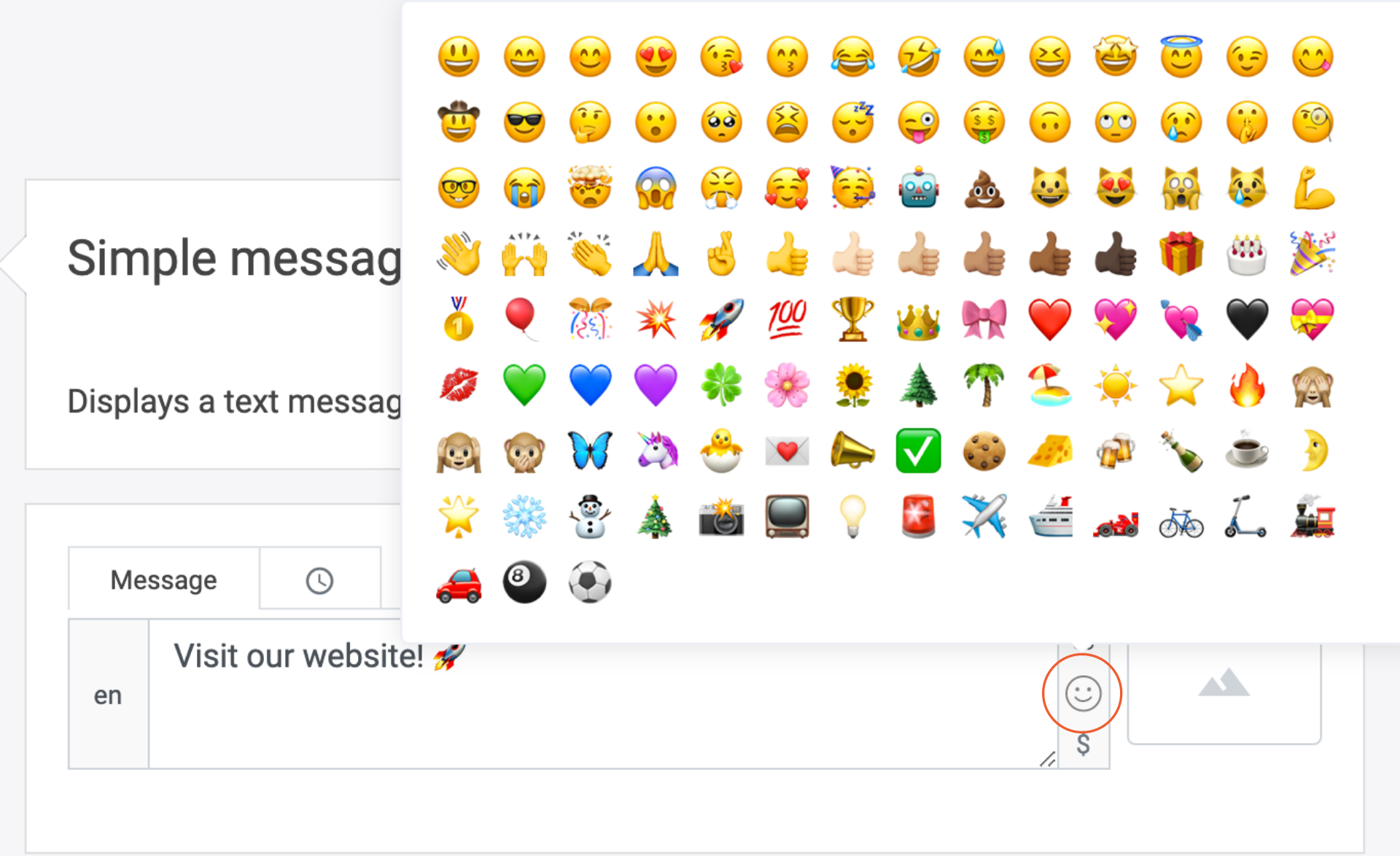 Use of smileys Use of smileys