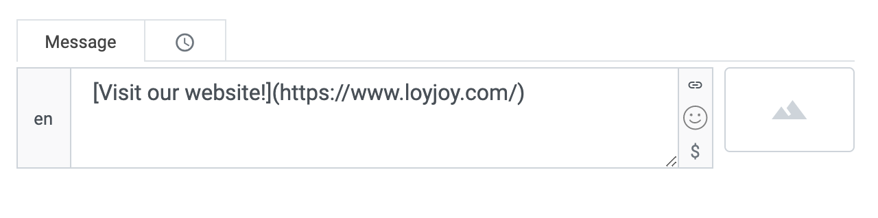 Example of using links Example of using links