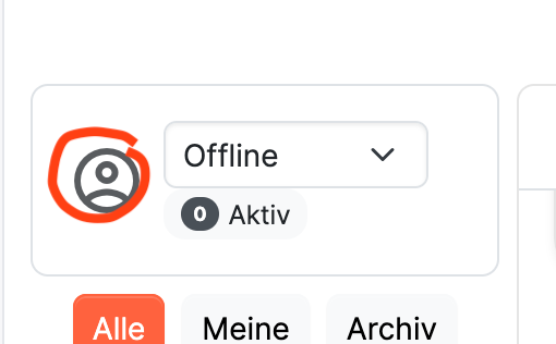 Open the Live settings