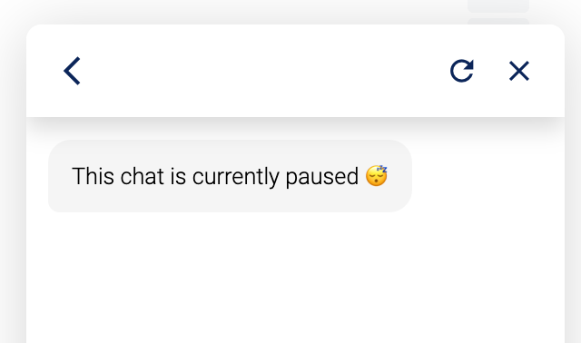 Paused message Paused message