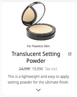 Product Price Example