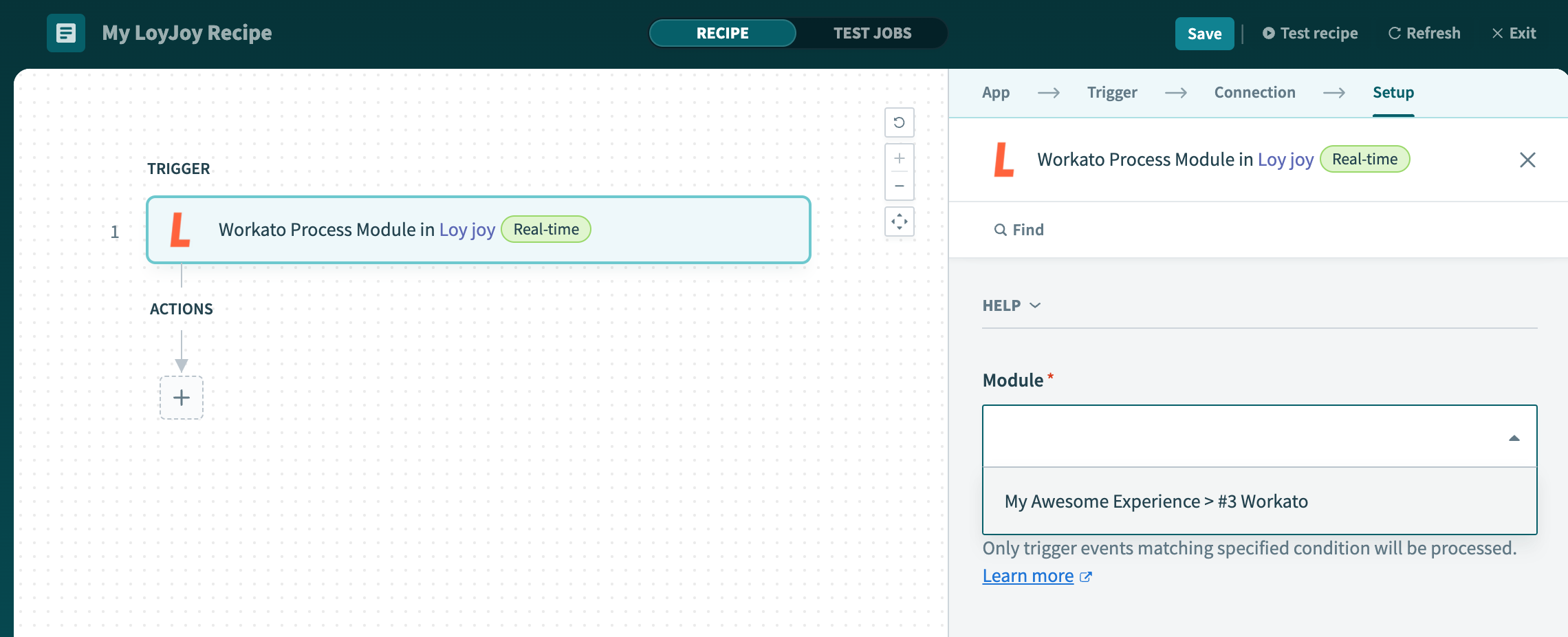 Select Workato Module