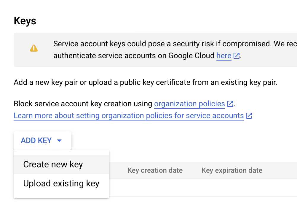 Service Account Step 5