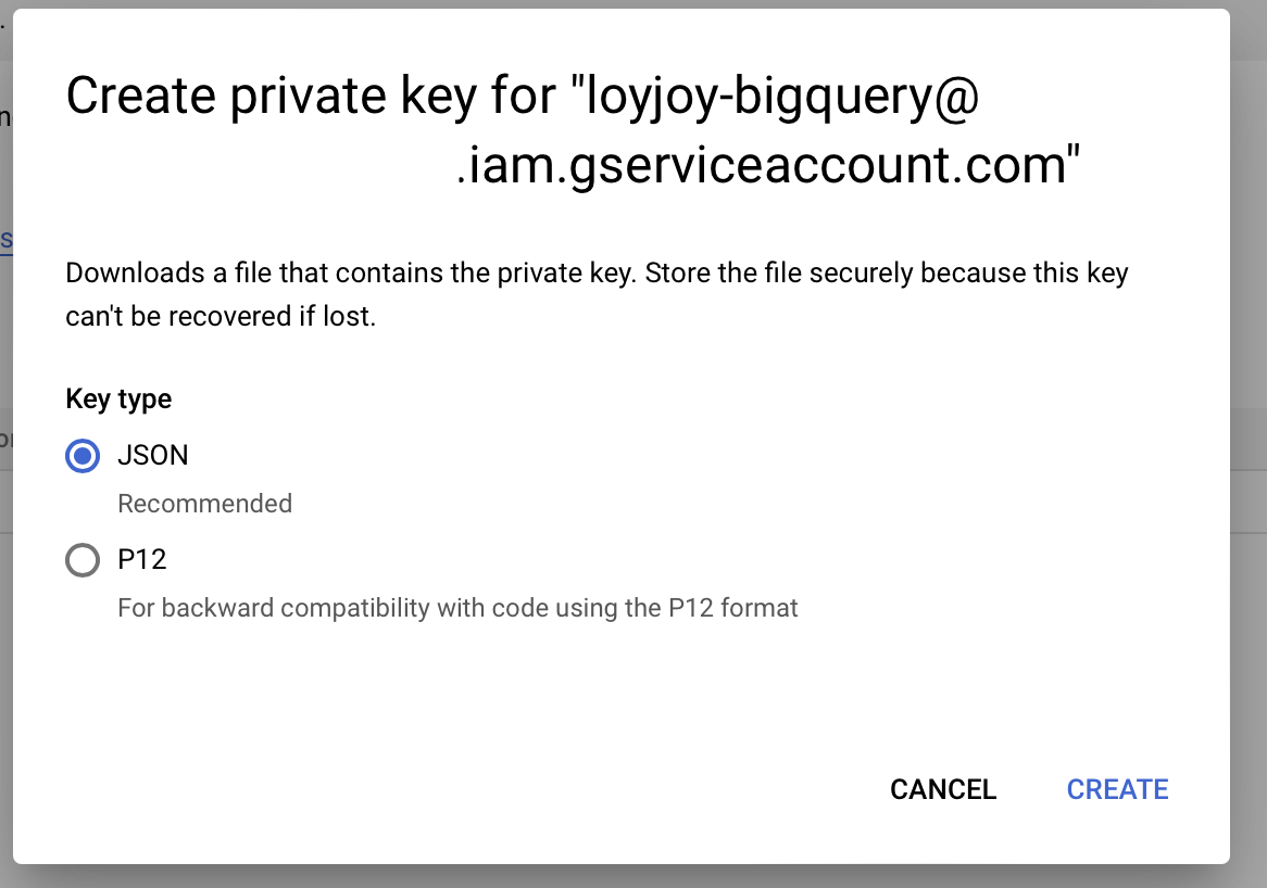 Service Account Step 6